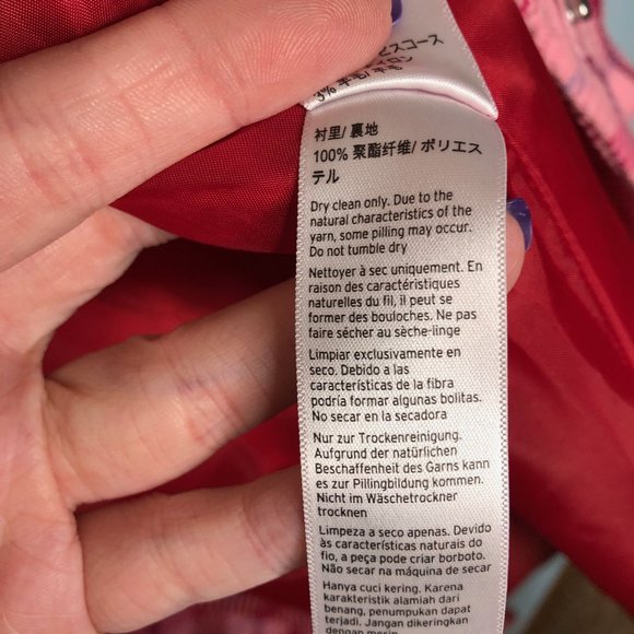 Topshop Suzy Side Check Long Pink Coat - Picture 7 of 8